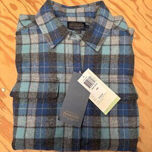 NWT - Pendleton Men's Plaid Board Wool Shirt